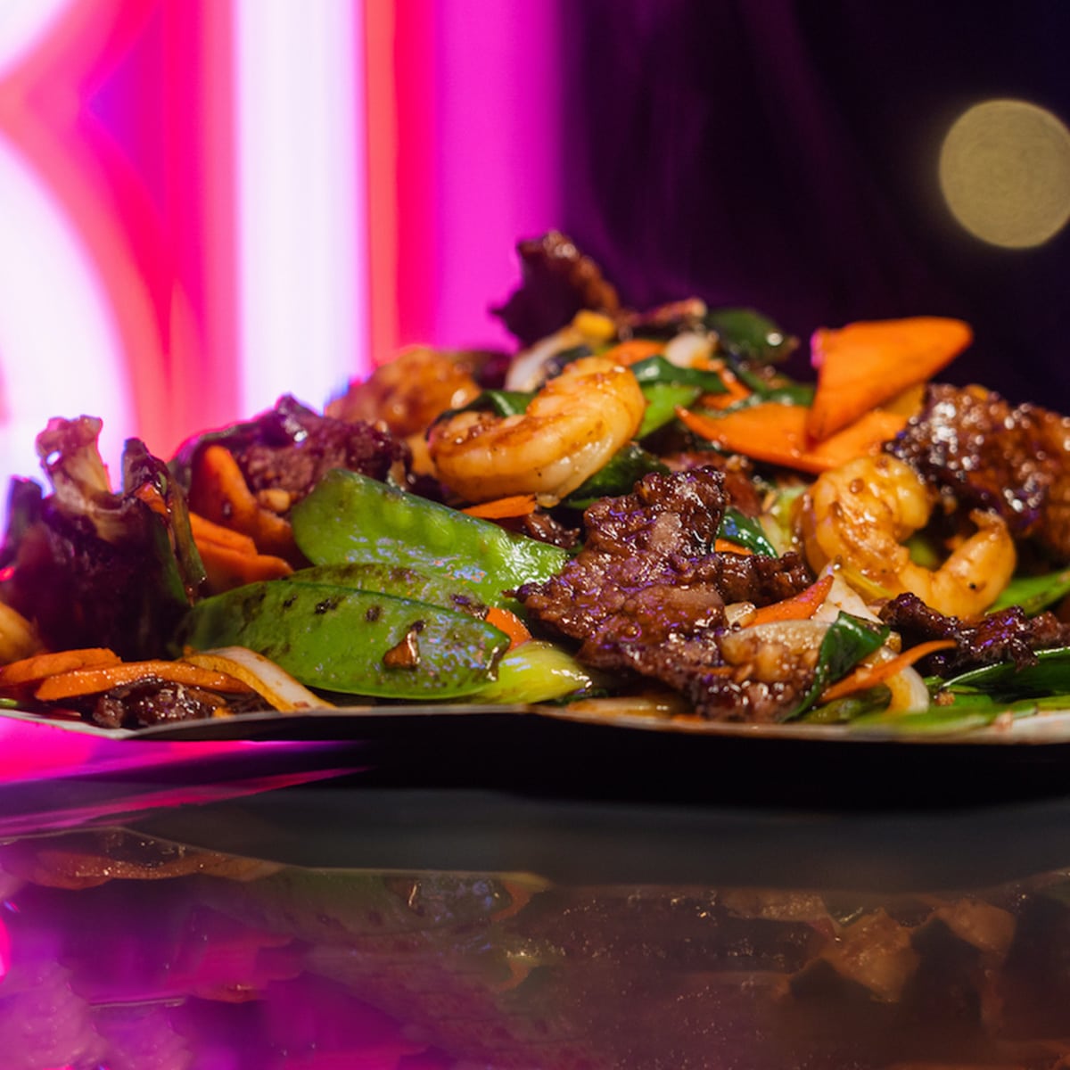 TRB-Beef & Shrimp Mongolian