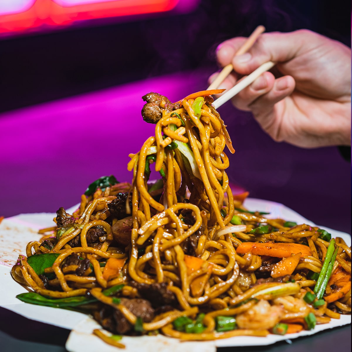 TRB-LoMein Beef Shrimp